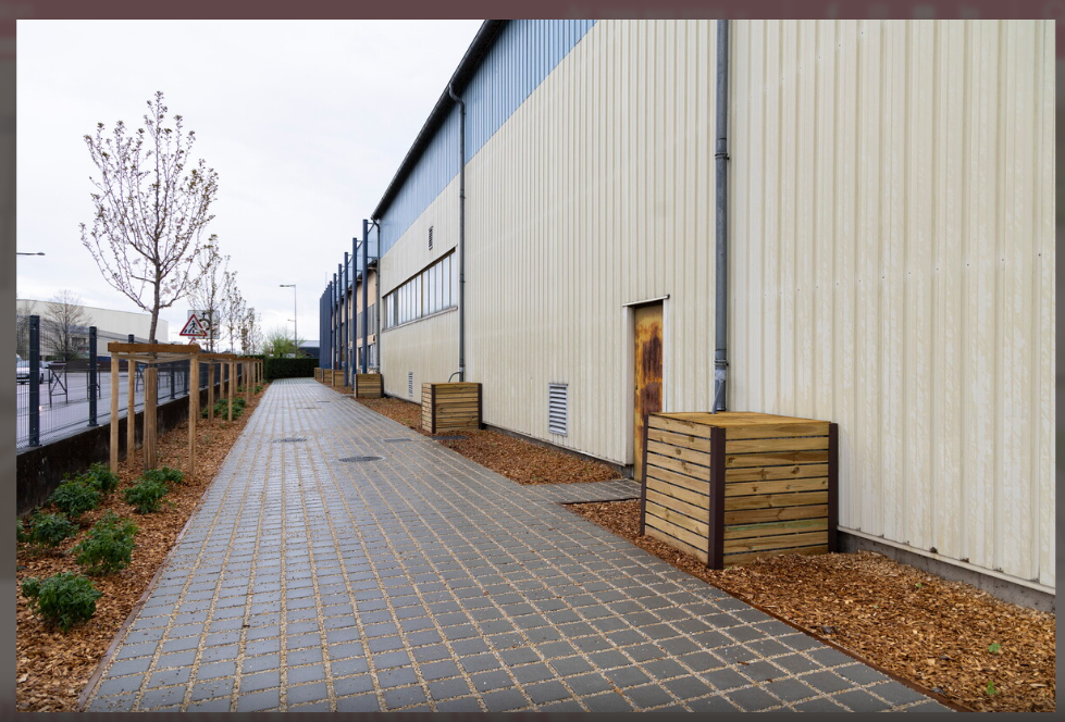 Désimperméabilisation des parkings du Pole Environnement du Grand Chalon sur Saone