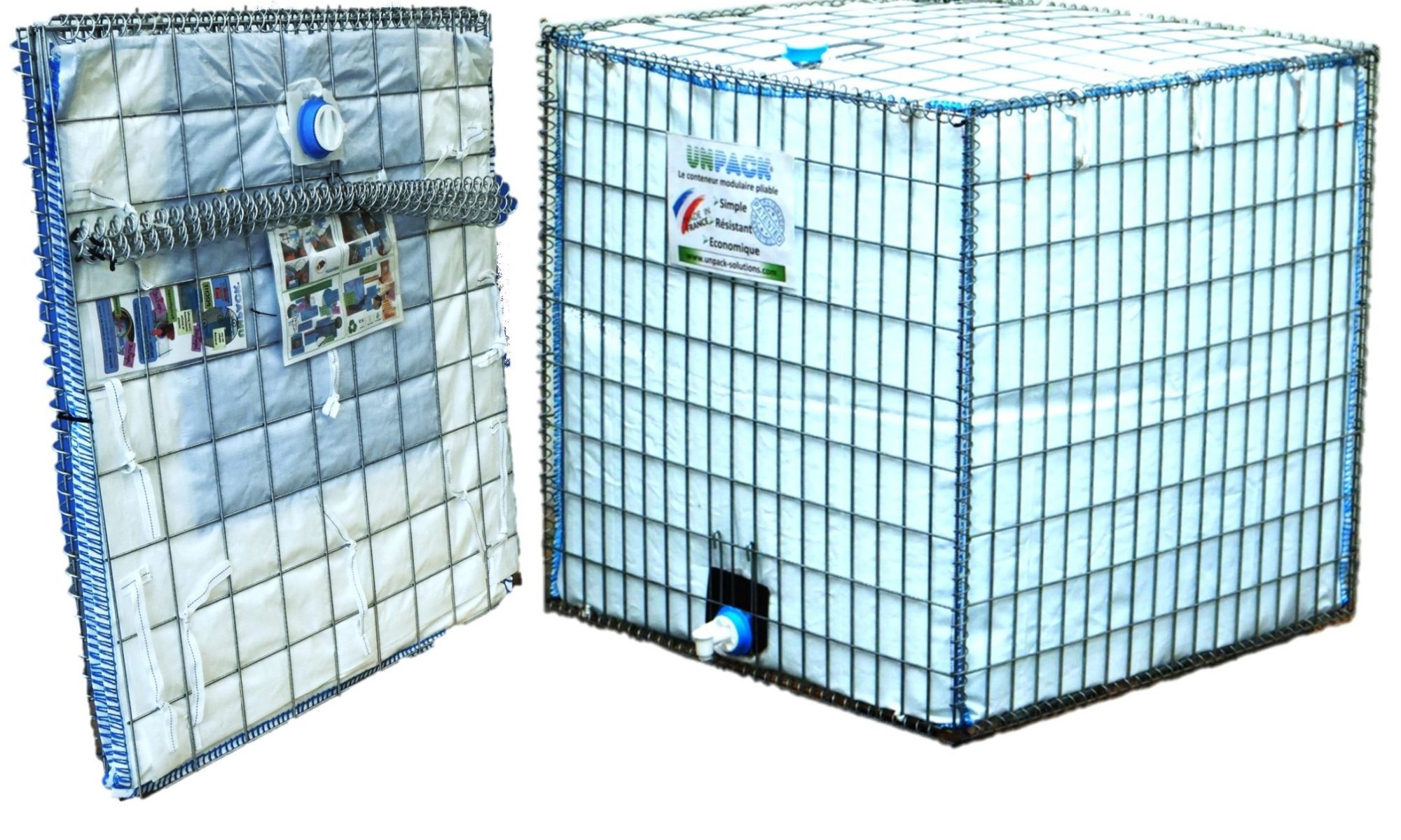 Cuve IBC Bag in box 1000 litres pliable